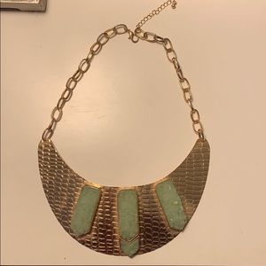 Plaque necklace